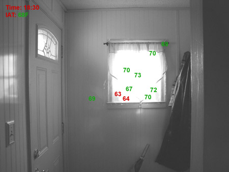 Energy measurements of the hallway at 18:30