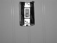 switch You'll be very surprised to find how much cold air can enter a house through an electrical switch like this one!